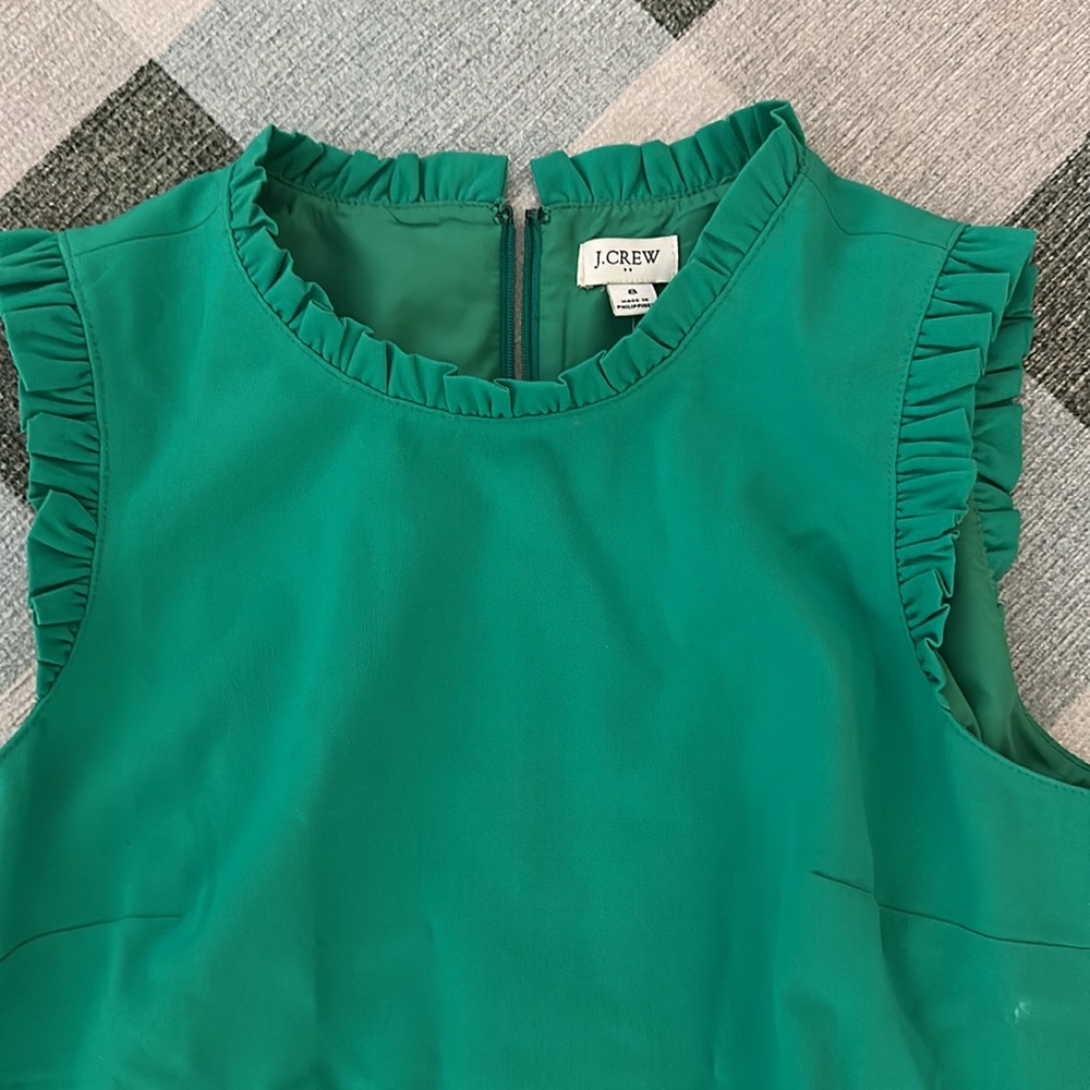 JCrew Ruffle Sleeve Dress